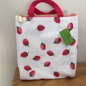 NWT Kate Spade Insulated Strawberry Lunch Bag